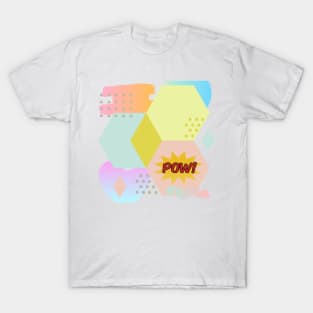 Pow! Abstract Geometric Shapes T-Shirt